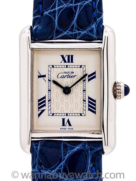 cartier tank anglaise replica watch|cartier sterling silver tank watch.